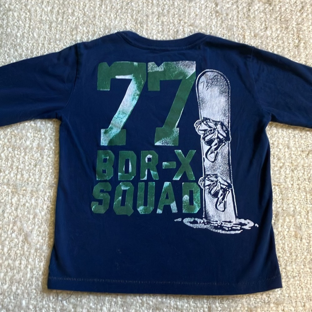 🏂 77 Kids by American Eagle Boys Size 4 Long Sleeve Tee